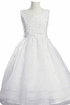 Robe cortège fille plissage manche nulle ligne a encolure ronde textile en tulle