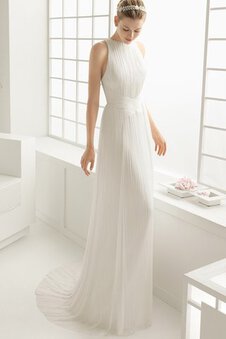 Robe de mariée moderne intelligent facile dénudé gaine ruché