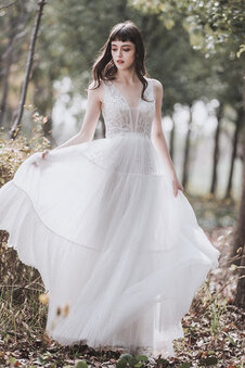 Robe de mariée angélique a-ligne officiel derniere tendance facile