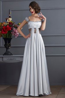 Robe de bal plissage longue epaule nue de princesse manche nulle