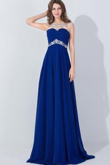 Robe de soirée ligne a col en bateau avec chiffon noeud de tour de ceinture en haute