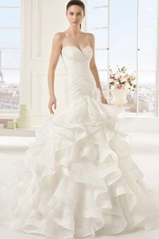 Robe de mariée ballonné longue derniere tendance officiel sans empire