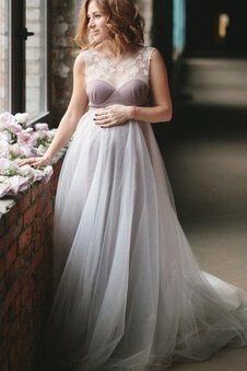 Robe demoiselle d'honneur plissage romantique textile en tulle appliques lache