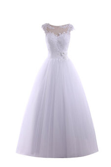 Robe de mariée formelle impressioé pailleté simple avec sans manches