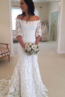 Robe de mariée longue romantique facile à la mode distinguee