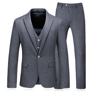 Blazer pantalon 3 pièces classique hommes costume veste manteau pantalon gilet affaires