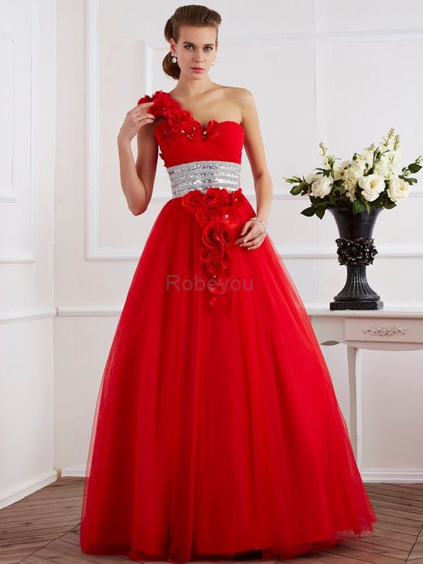 Robe de quinceanera longue manche nulle de mode de bal fermeutre eclair avec fleurs