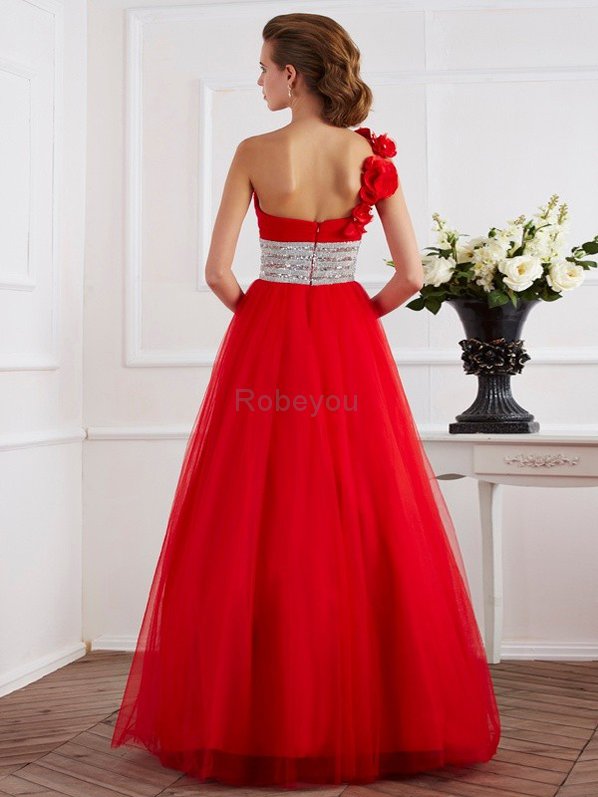 Robe de quinceanera longue manche nulle de mode de bal fermeutre eclair avec fleurs