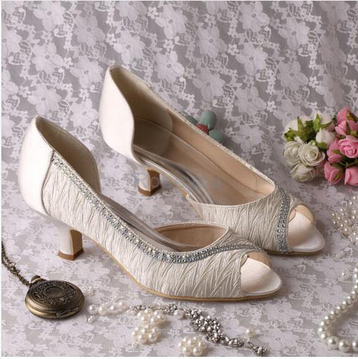 Chaussures de mariage taille réelle du talon 1.97 pouce élégant printemps eté