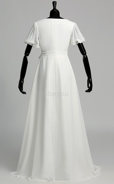 Robe de mariée moderne robe ballonnée delicat romantique de lotus
